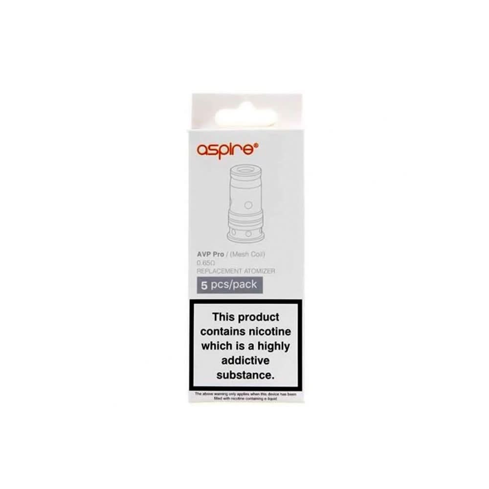 AVP Pro Replacement Coils (Pack of 5) | 0.65 Ohm