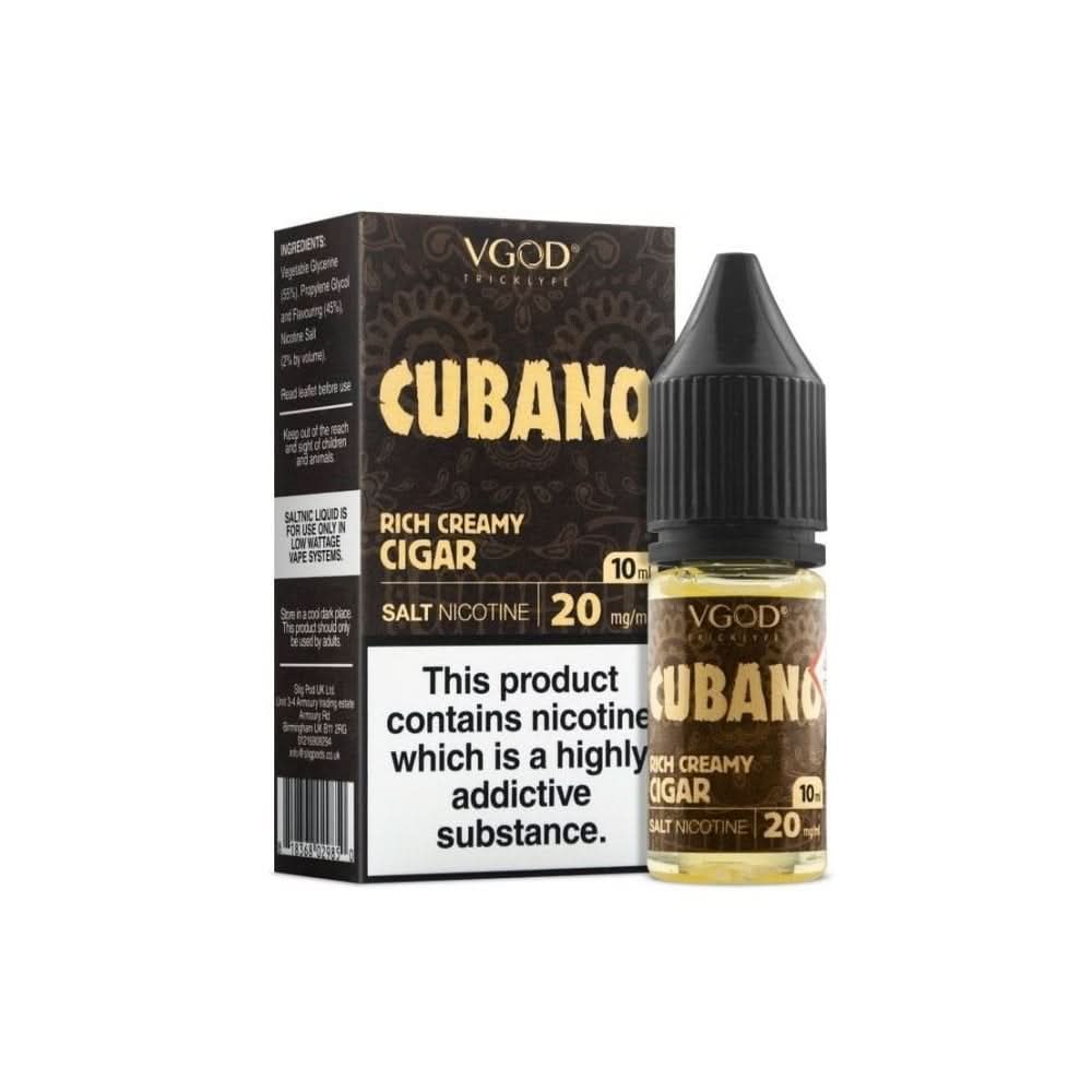 Cubano Nic Salt E Liquid (10ml) | 20mg