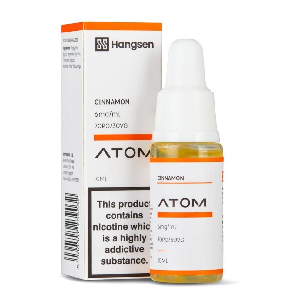 Cinnamon E Liquid - Atom Series (10ml) | 18mg
