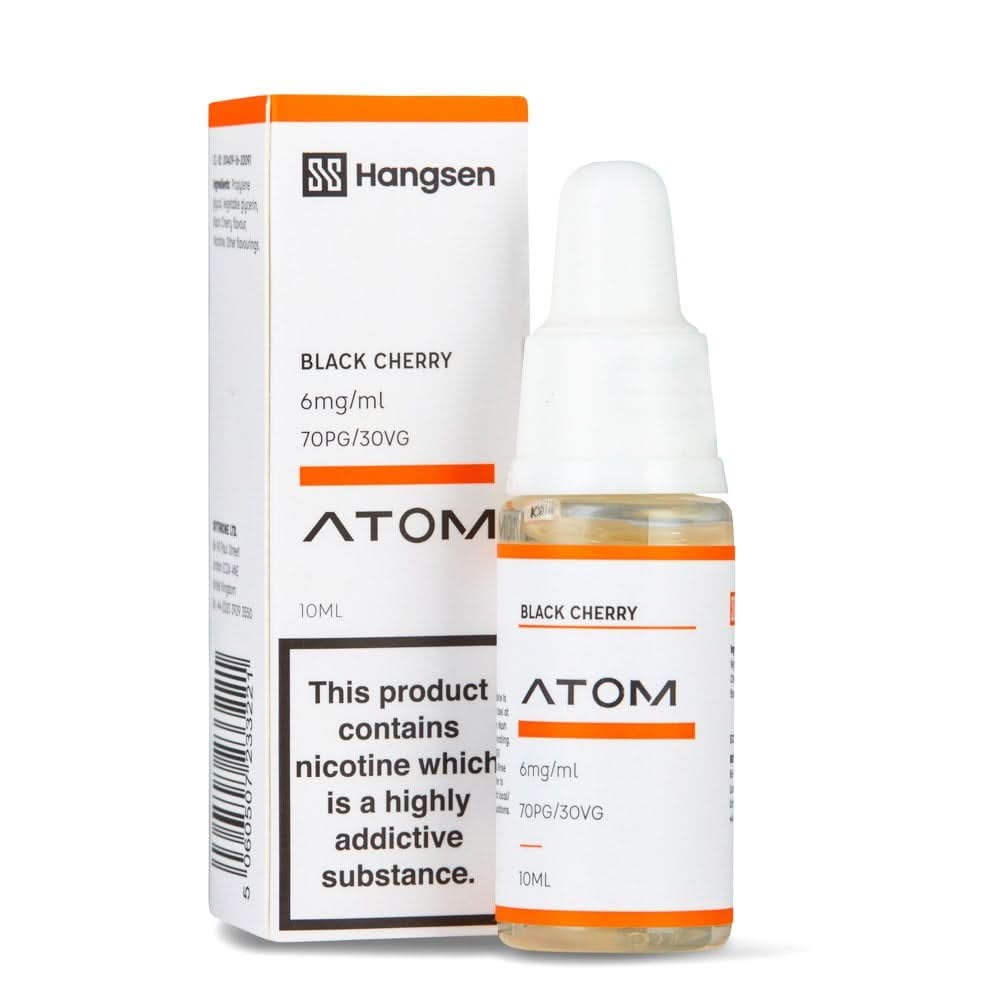 Black Cherry E Liquid - Atom Series (10ml) | 18mg