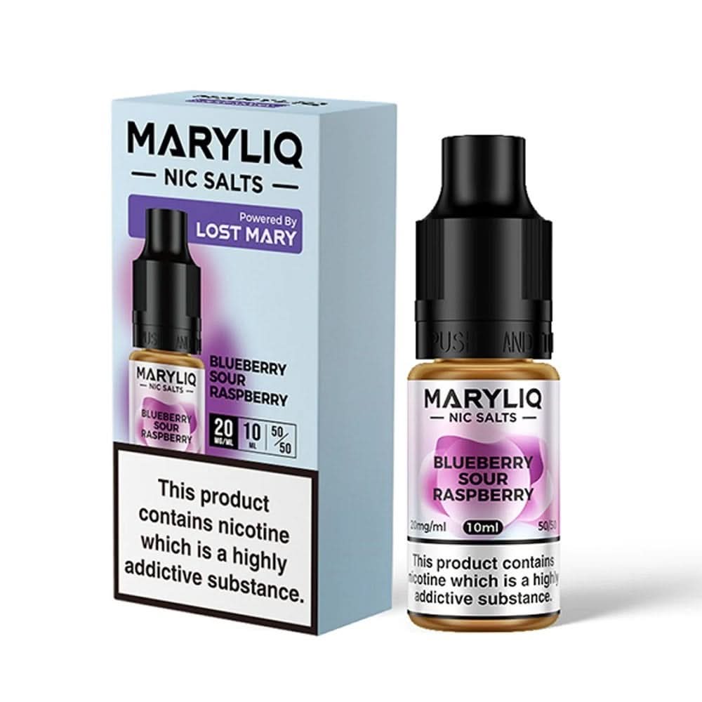 Blueberry Sour Raspberry E Liquid - Lost Mary Maryliq Series (10ml) | 20mg
