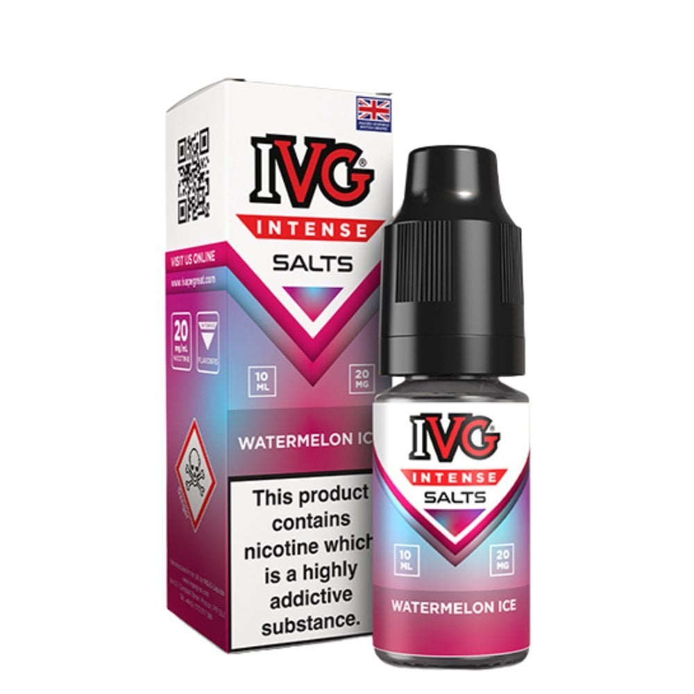 Watermelon Ice Nic Salts E-Liquid Intense Salts Series by IVG (10ml)