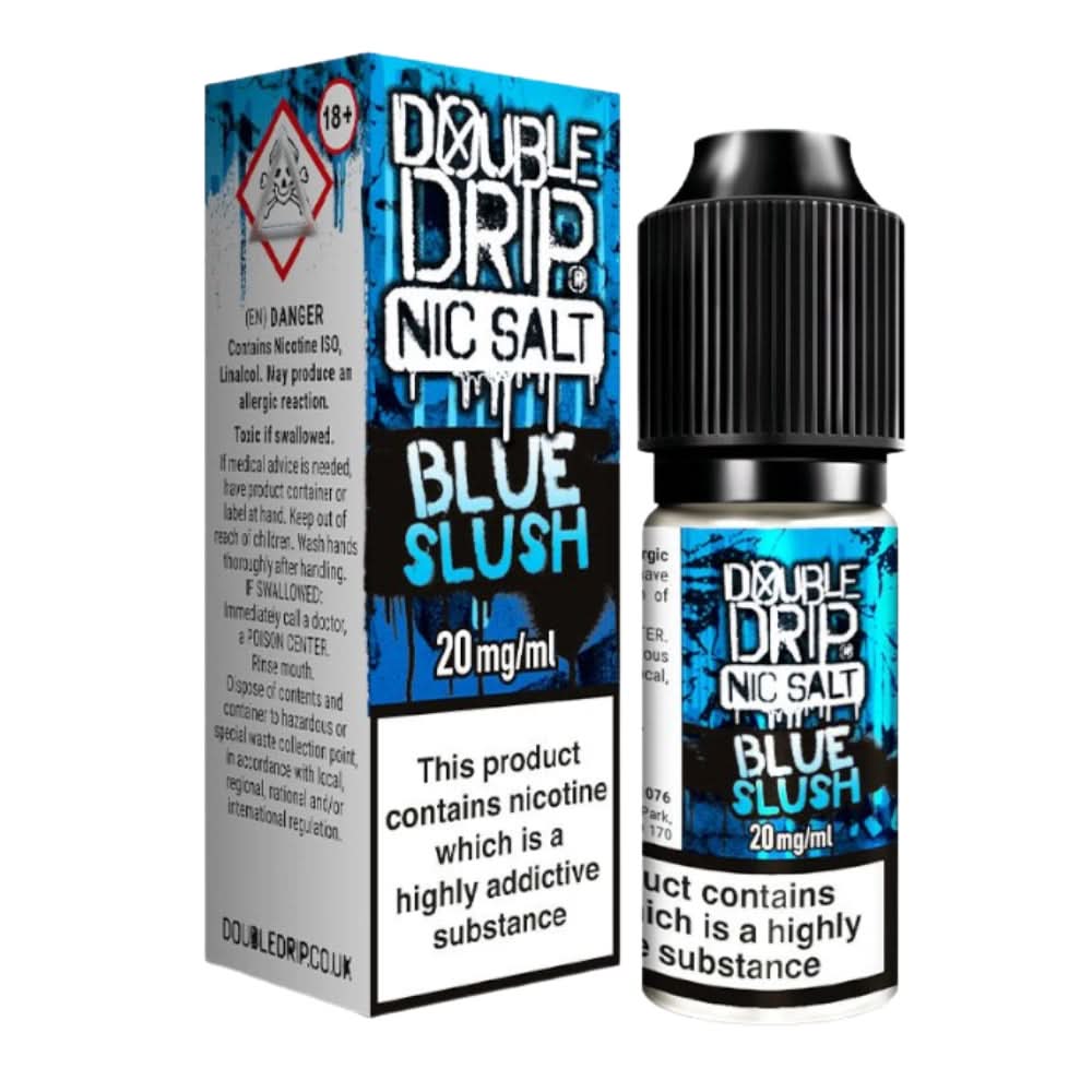 Blue Slush Nic Salt E-Liquid by Double Drip (10ml)
