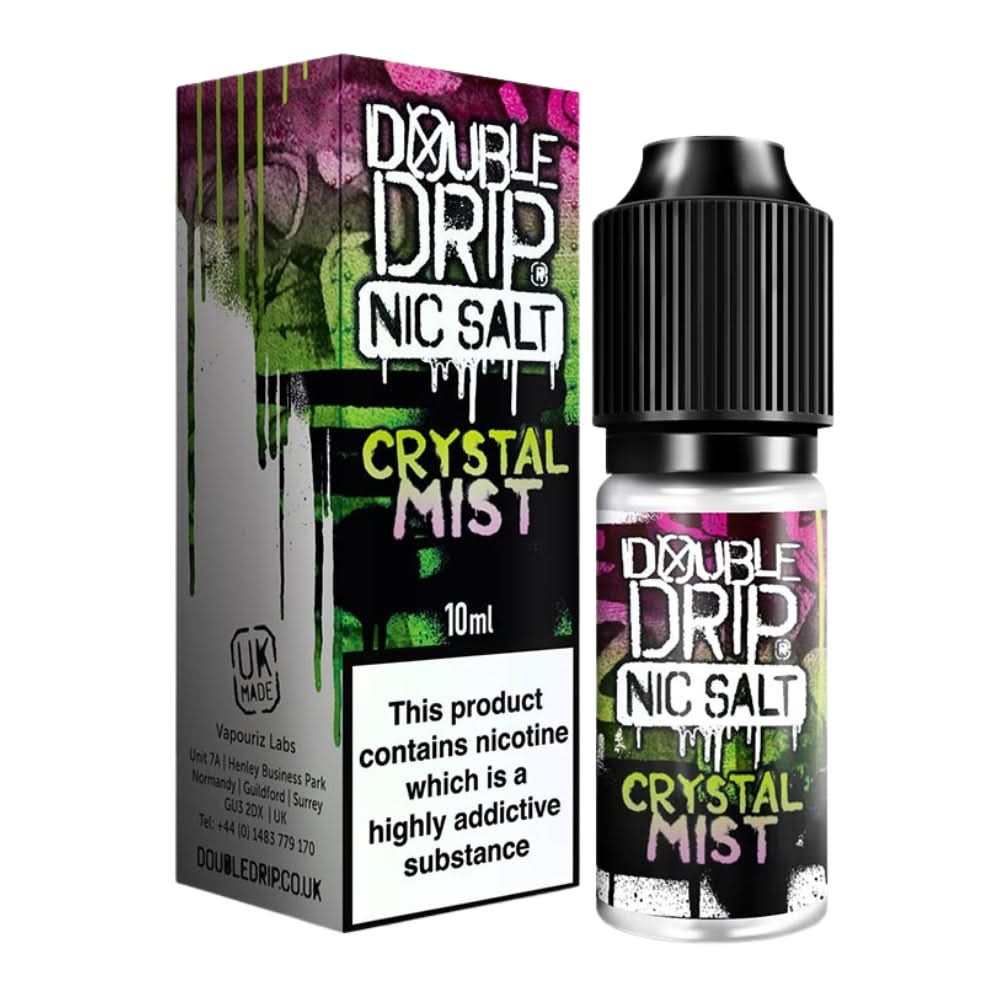 Crystal Mist Nic Salt E-Liquid by Double Drip (10ml)