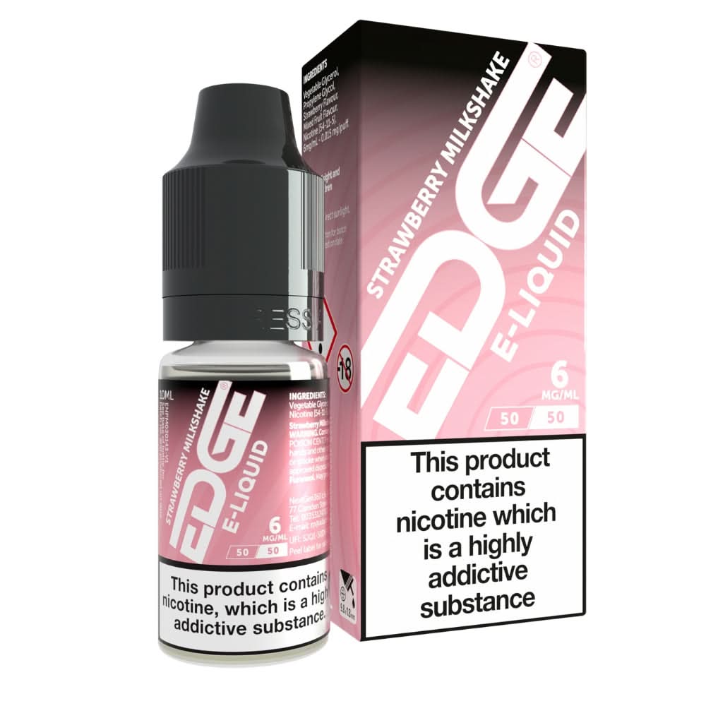 Strawberry Milkshake E-Liquid by EDGE (10ml)