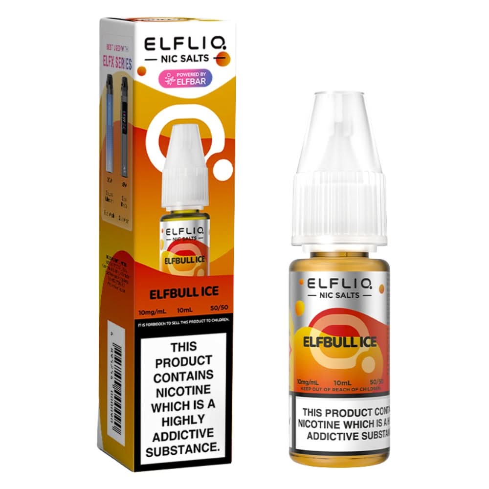 Elfbull Ice Nic Salt E-Liquid by Elf Bar Elfliq (10ml)