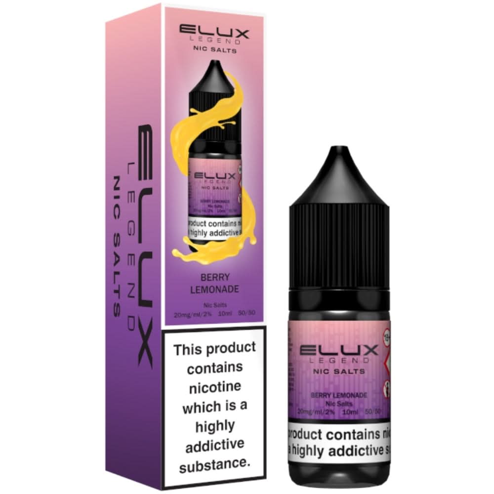 Berry Lemonade Nic Salt E-Liquid Legend Series by ELUX (10ml)