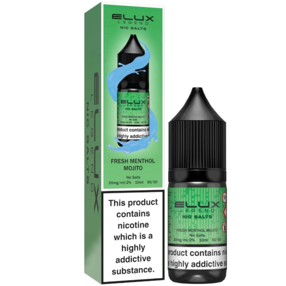 Fresh Menthol Mojito Nic Salt E-Liquid Legend Series by ELUX (10ml)