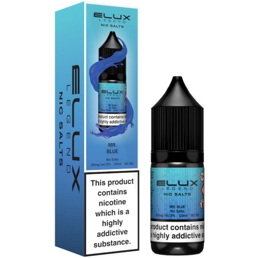 Mr. Blue Nic Salt E-Liquid Legend Series by ELUX (10ml)