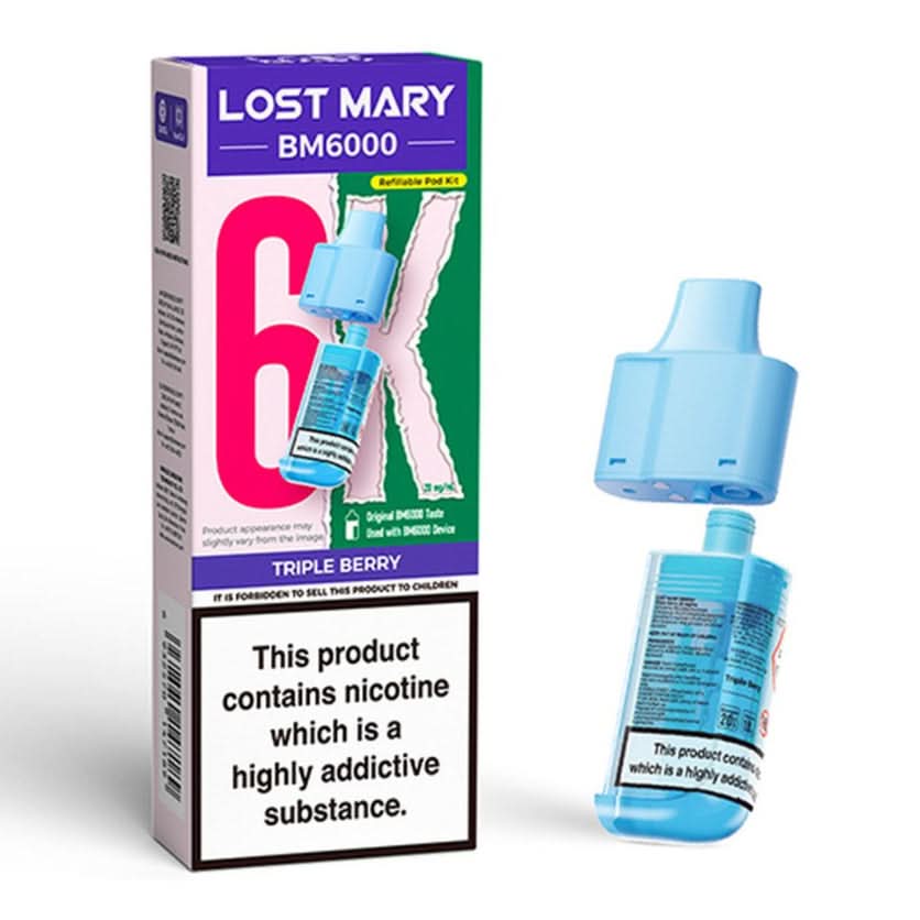 Lost Mary BM6000 Triple Berry Vape Pods