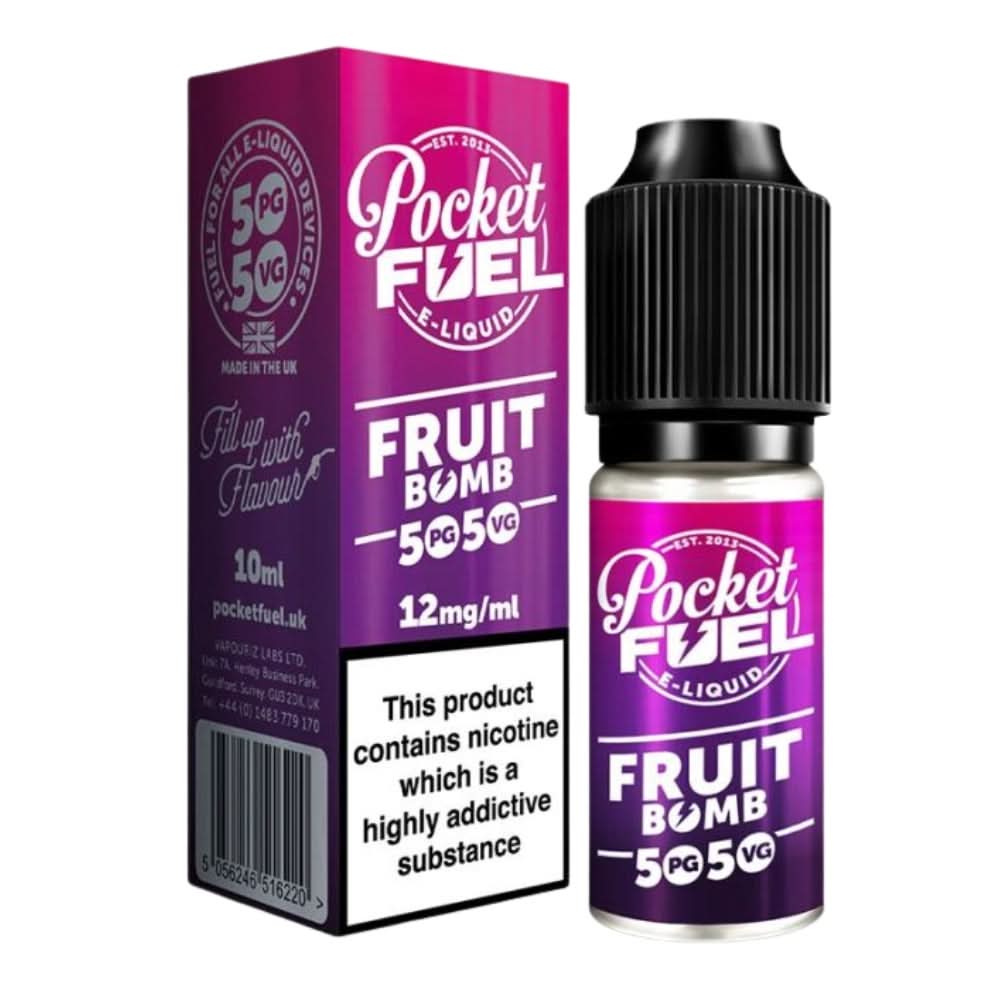 Fruit Bomb 50/50 E-Liquid by Pocket Fuel (10ml)