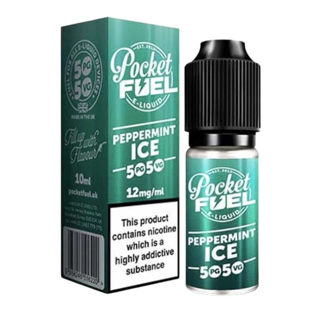 Peppermint Ice 50/50 E-Liquid by Pocket Fuel (10ml)