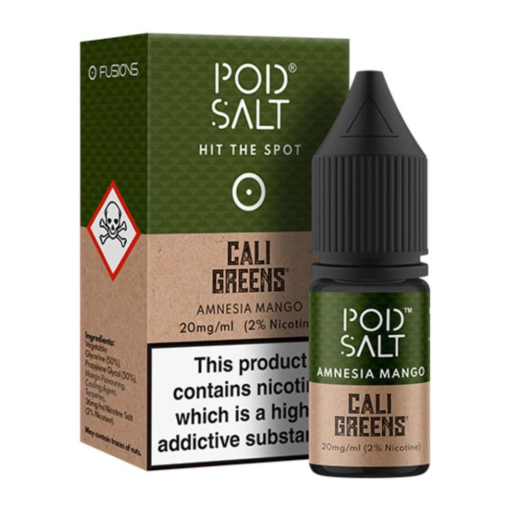 Amnesia Mango Nic Salt E-Liquid Fusion Series by Pod Salt (10ml)
