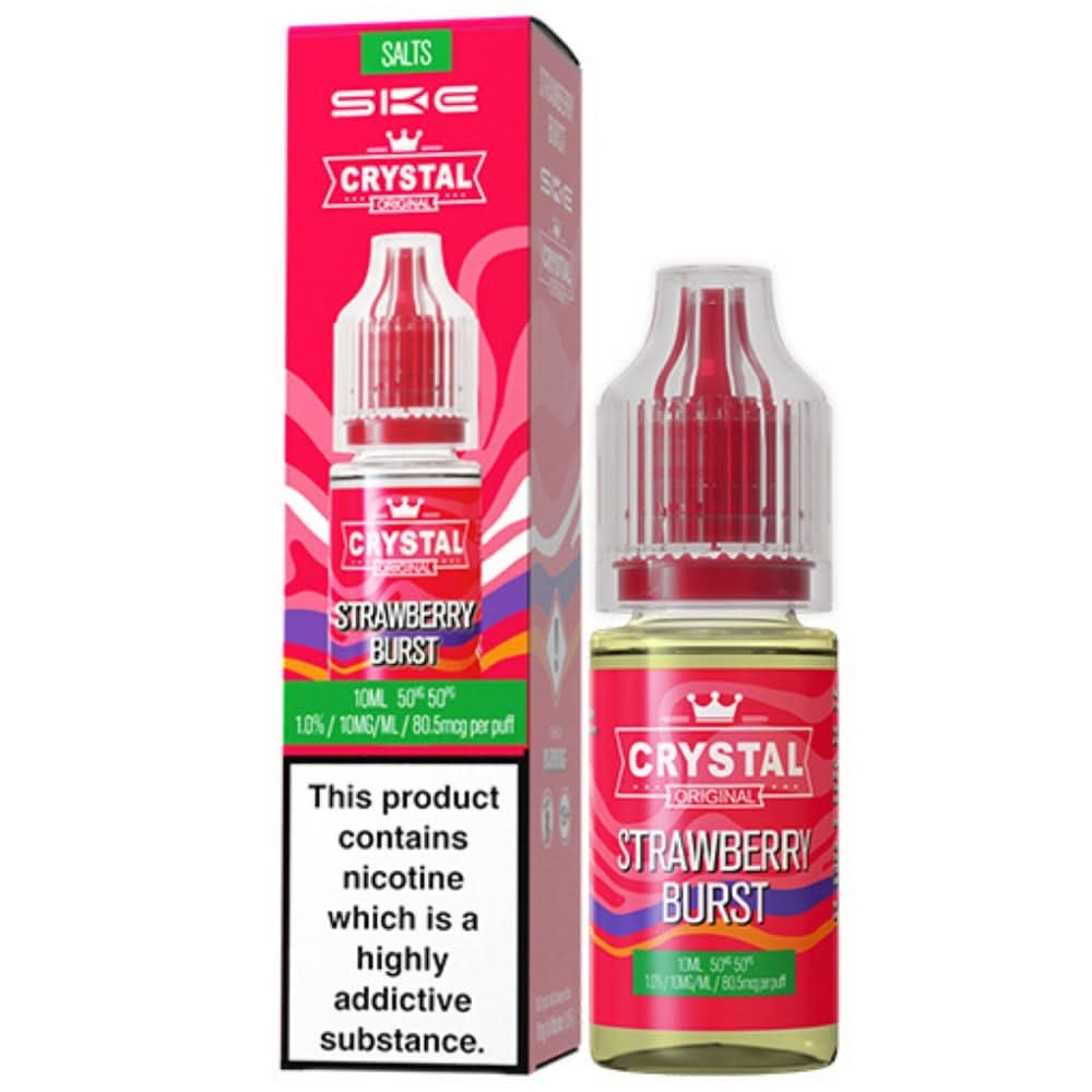 Strawberry Burst Nic Salt E-Liquid Original Series by SKE Crystal (10ml)