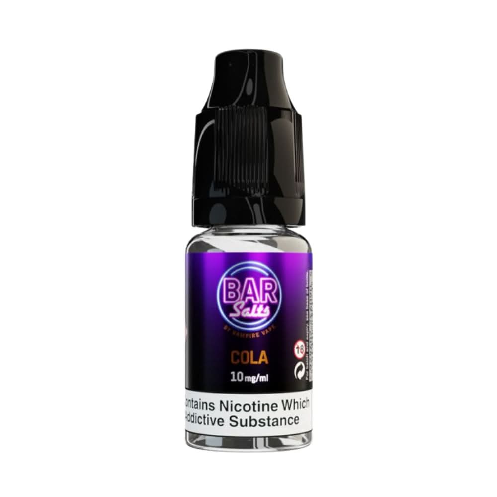 Cola Nic Salt E-Liquid Bar Salts Series by Vampire Vape (10ml)
