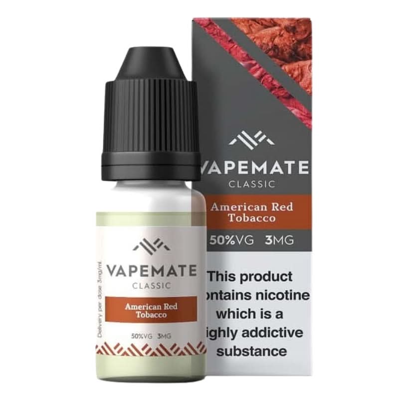American Red Tobacco E-Liquid by Vapemate (10ml)