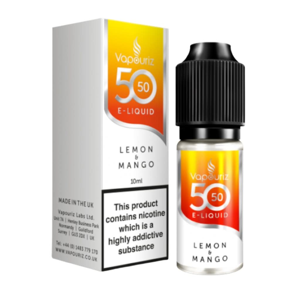Lemon & Mango E-Liquid 50/50 Series by Vapouriz (10ml)