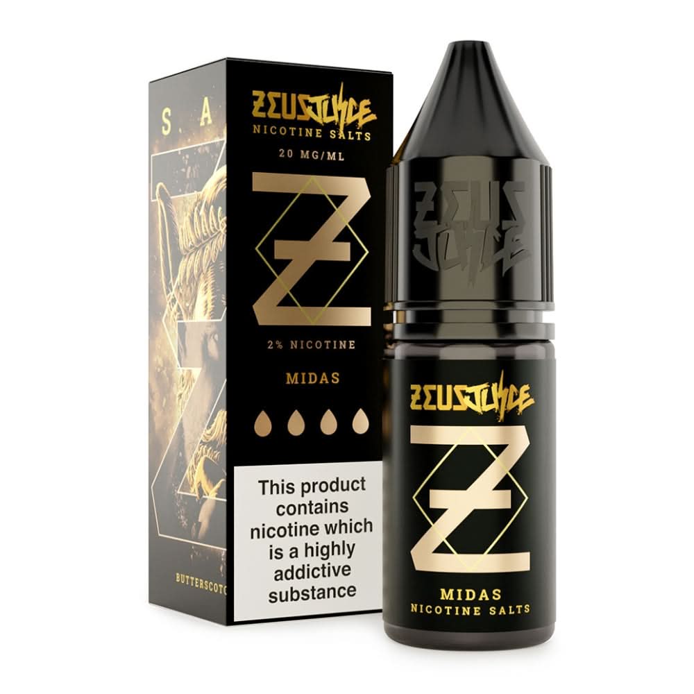 Midas Nic Salt E-Liquid by Zeus Juice (10ml)