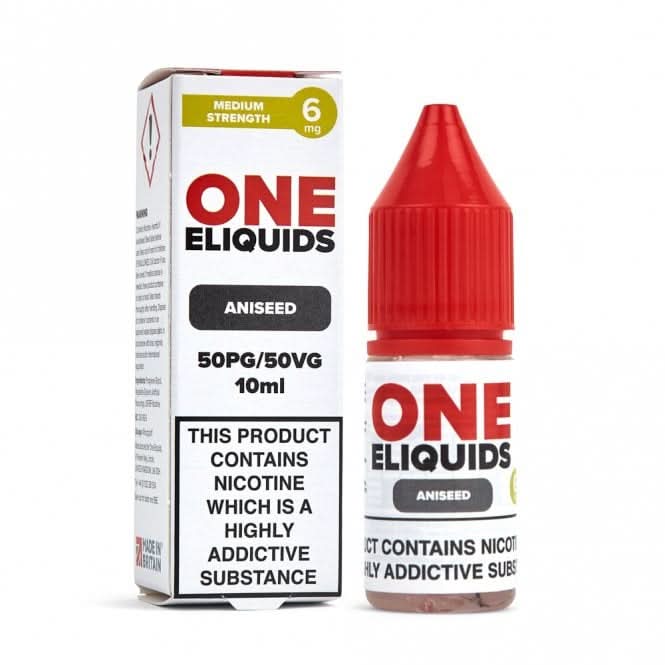 Aniseed E-Liquid 50/50 Series by ONE E-Liquids (10ml)