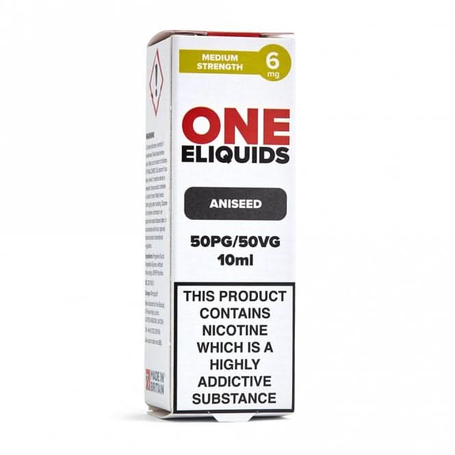 Aniseed E-Liquid 50/50 Series by ONE E-Liquids (10ml)