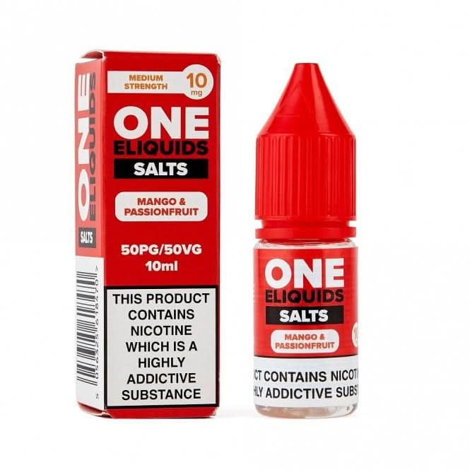Mango & Passionfruit Nic Salt E-Liquid by ONE E-Liquids (10ml)