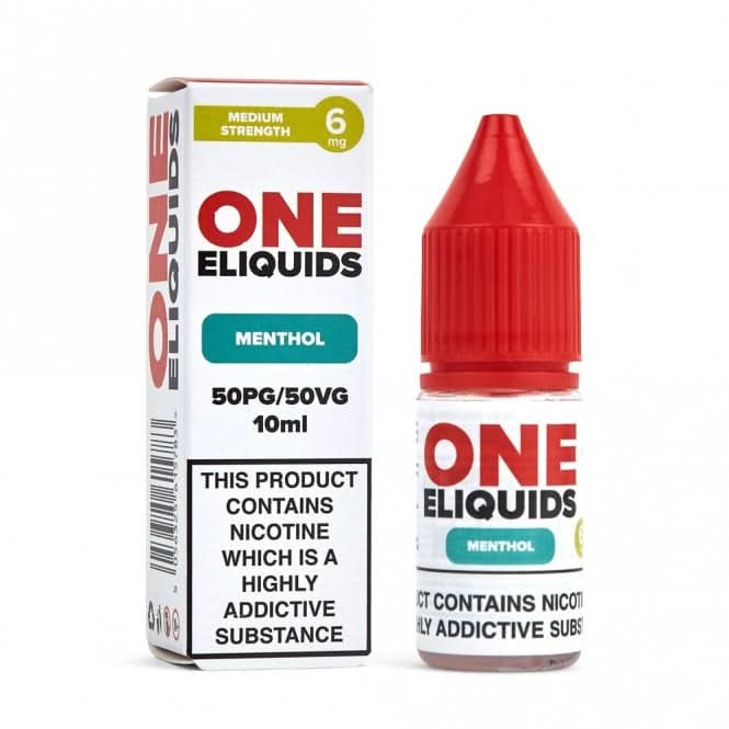 Menthol E-Liquid 50/50 Series by ONE E-Liquids (10ml)