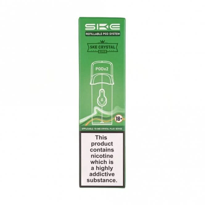 SKE Crystal Plus 2ml Refillable Replacement Pods (2 Pack)