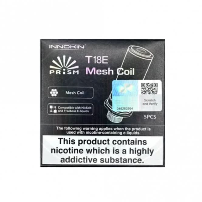 Prism T18E / T22E Endura Replacement Coils by Innokin (5 Pack)