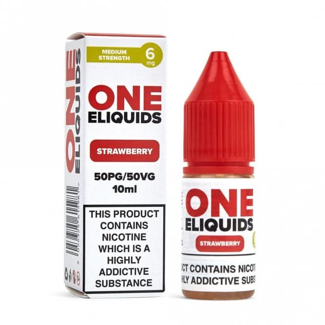 Strawberry E-Liquid 50/50 Series by ONE E-Liquids (10ml)