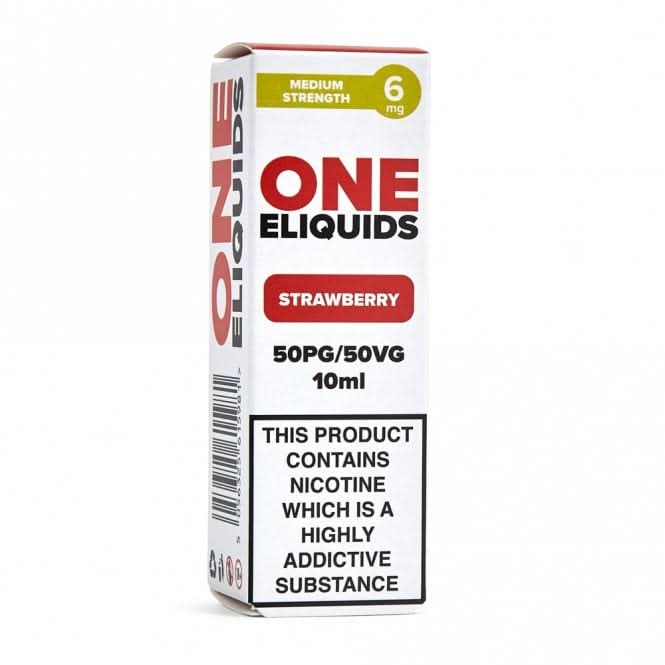 Strawberry E-Liquid 50/50 Series by ONE E-Liquids (10ml)