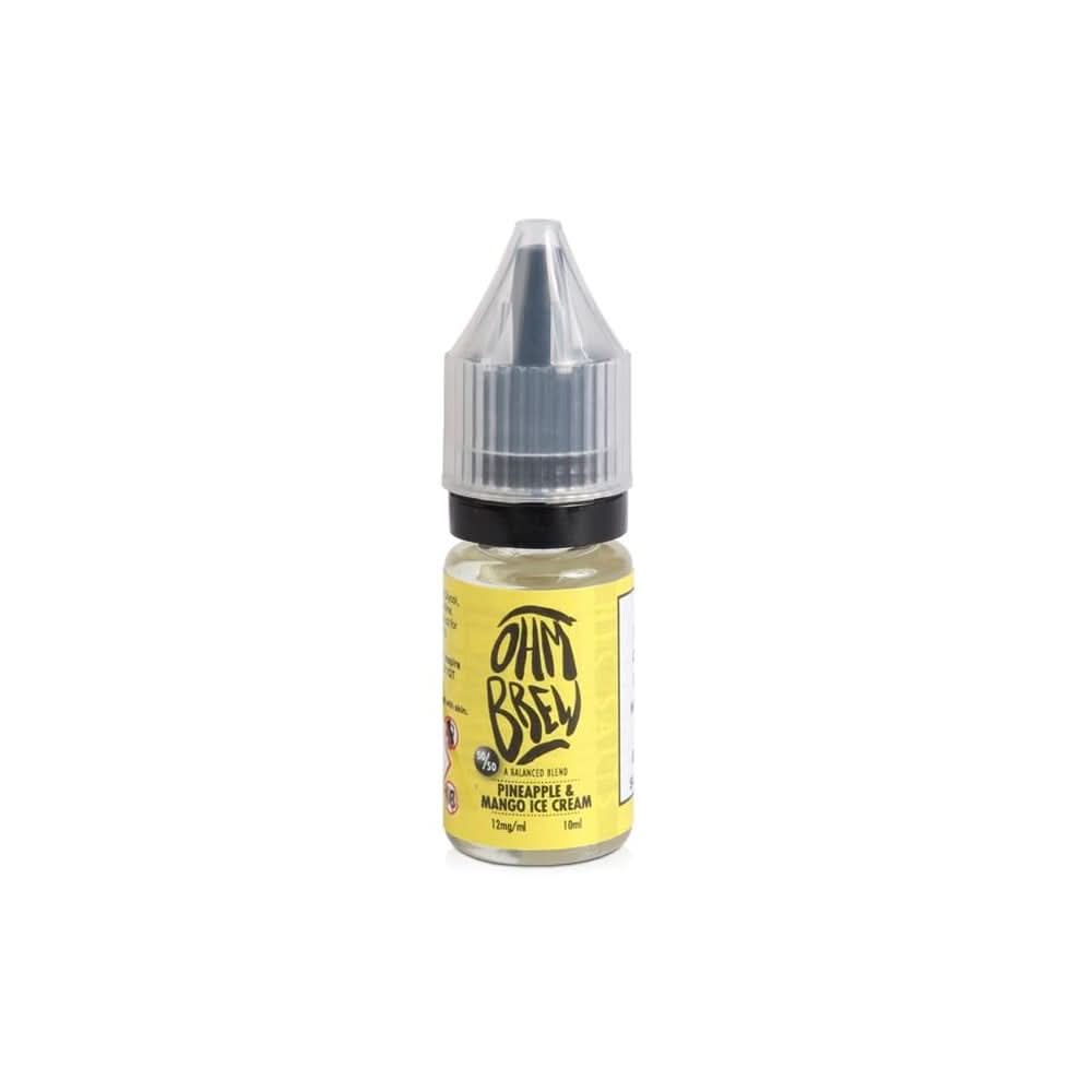 Pineapple & Mango Ice Cream Nic Salts E Liquid (10ml) | 18mg