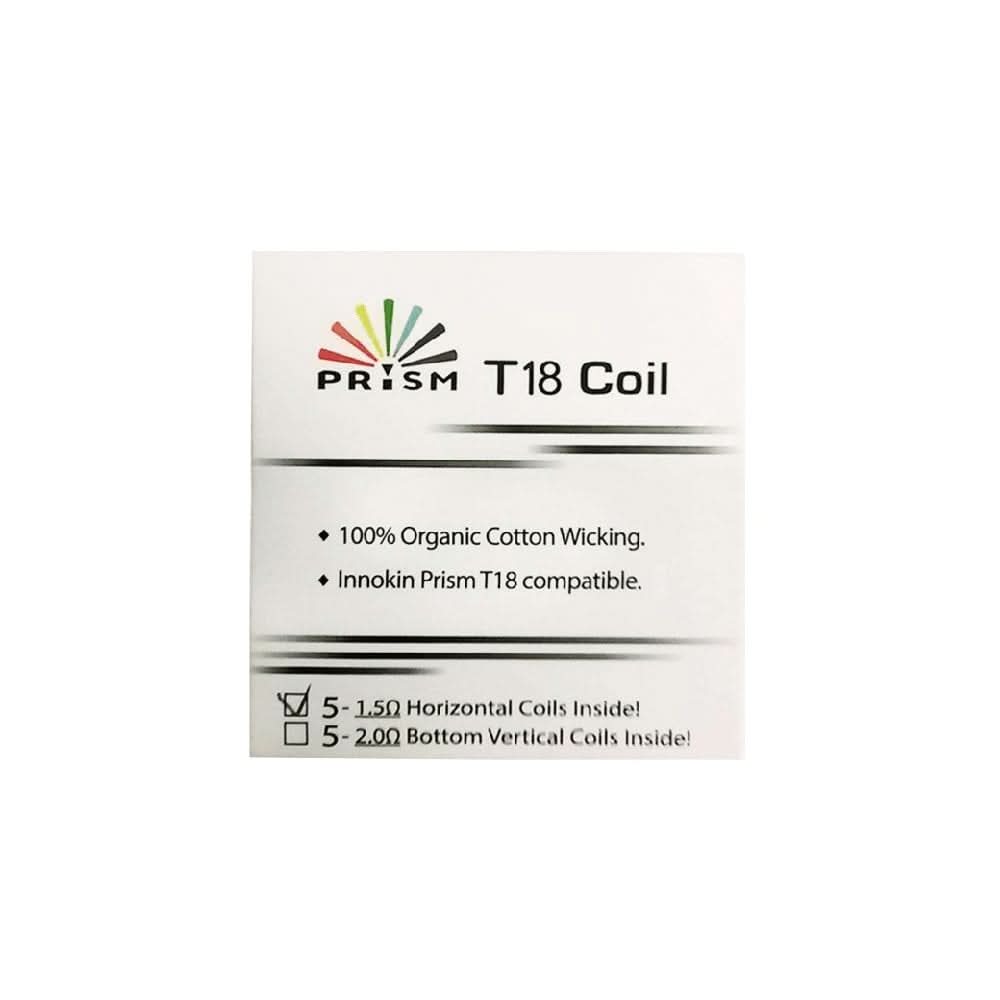Prism T18 / T22 Replacement Coils (5 Pack) | 1.5 Ohm