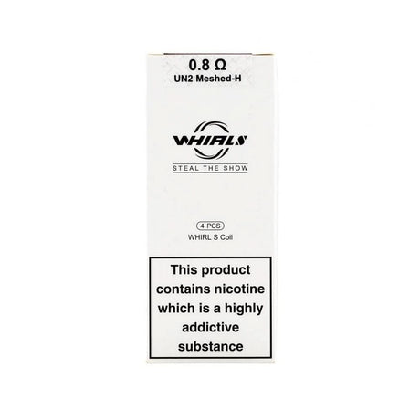 Whirl S Coils (4 Pack) | 0.80 Ohm
