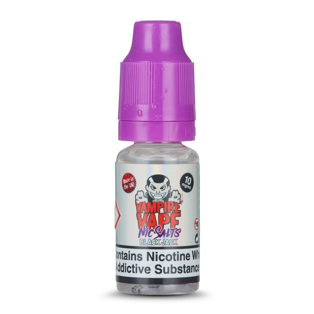 Black Jack Nic Salts E Liquid (10ml) | 20mg