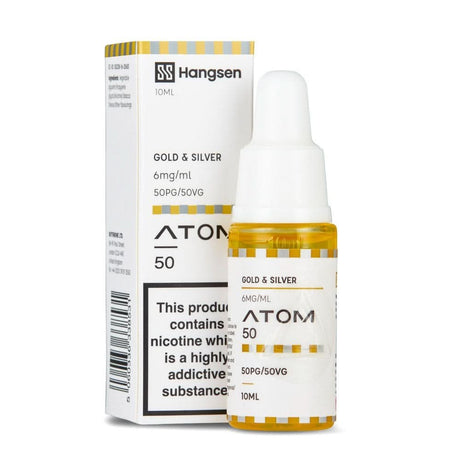Gold & Silver E liquid - Atom 50 Series (10ml) | 18mg