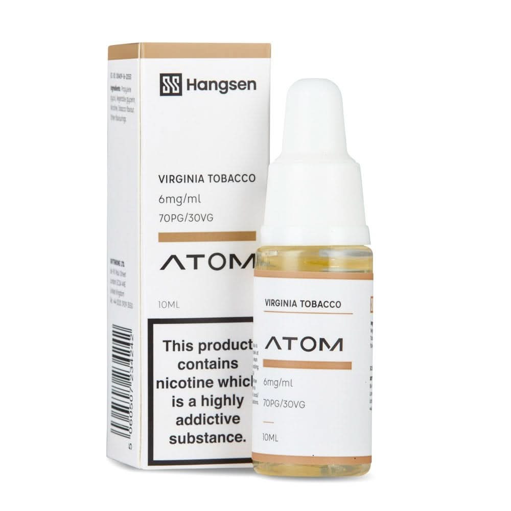Virginia Tobacco E Liquid - Atom Series (10ml) | 18mg