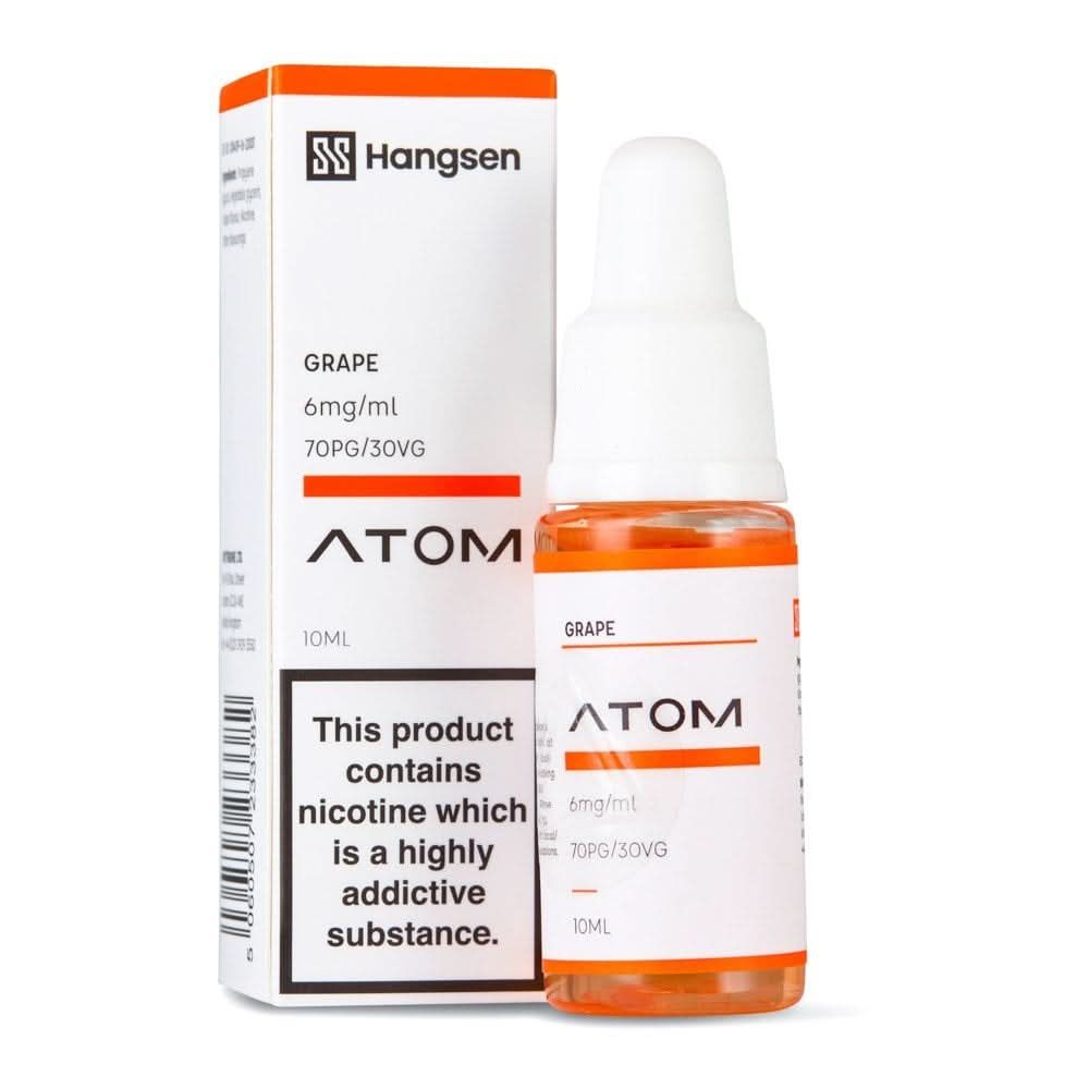 Grape E Liquid - Atom Series (10ml) | 18mg