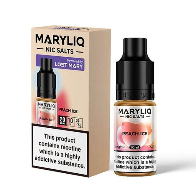 Peach Ice E Liquid - Lost Mary Maryliq Series (10ml) | 20mg