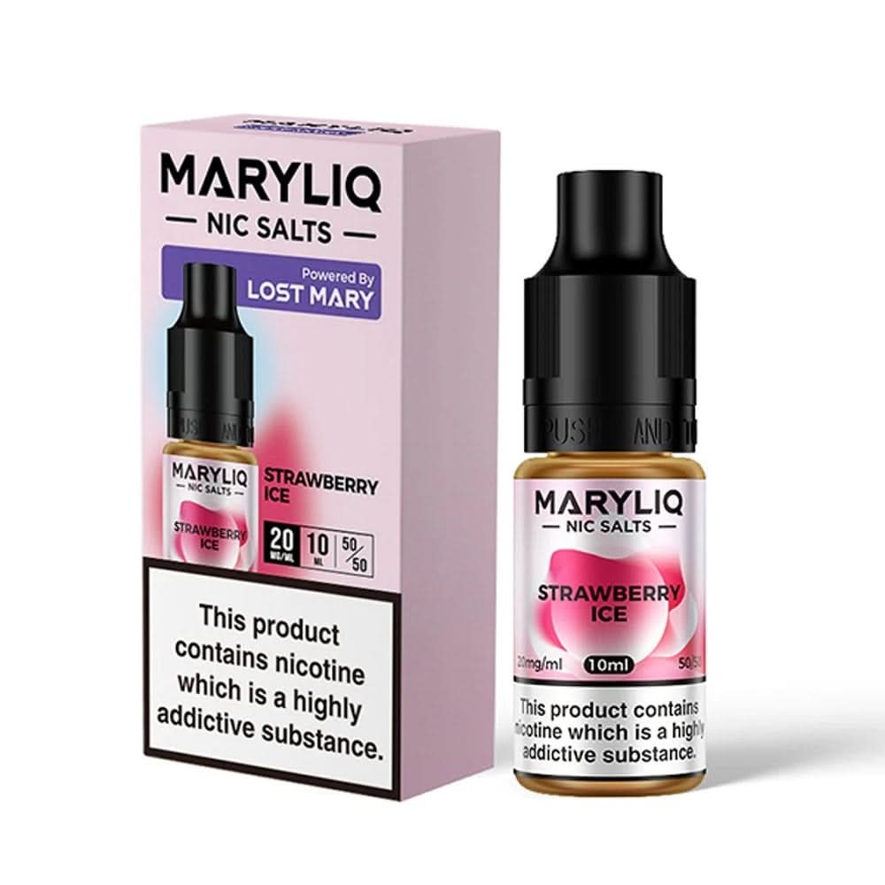 Strawberry Ice E Liquid - Lost Mary Maryliq Series (10ml) | 20mg