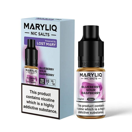 Blueberry Sour Raspberry E Liquid - Lost Mary Maryliq Series (10ml) | 20mg