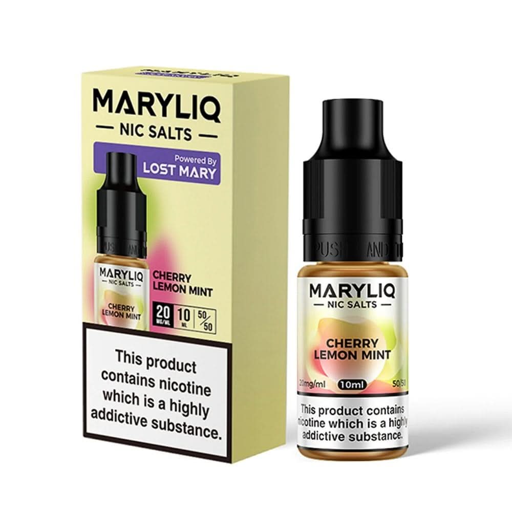 Cherry Lemon Mint E Liquid - Lost Mary Maryliq Series (10ml) | 20mg