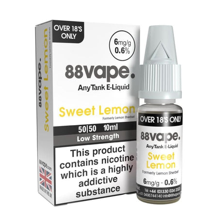 Sweet Lemon (Lemon Sherbet) E Liquid - Anytank Series (10ml) | 6mg