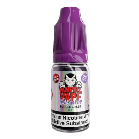 Purple Craze Ice Nic Salts E Liquid (10ml) | 20mg