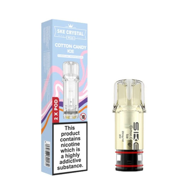 Cotton Candy Ice Nic Salt E Liquid Pods - Crystal Plus (2 x 2ml) | 20mg