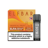Tropical Fruit Nic Salt E Liquid Pods - Elfa Series (2 x 2ml) | 20mg