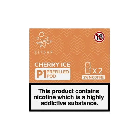 Cherry Ice P1 Nic Salt E Liquid Pods (2 x 2ml) | 20mg