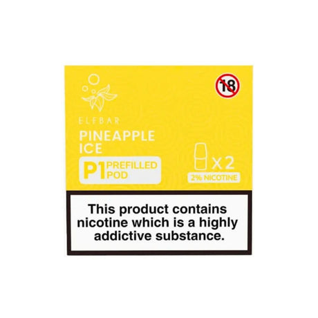 Pineapple Ice Mate P1 Nic Salt E Liquid Pods (2 x 2ml) | 20mg