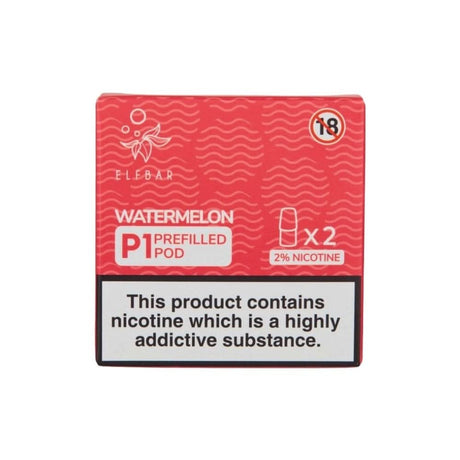 Watermelon Mate P1 Nic Salt E Liquid Pods (2 x 2ml) | 20mg