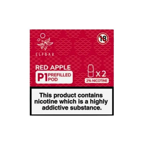 Red Apple P1 Nic Salt E Liquid Pods (2 x 2ml) | 20mg