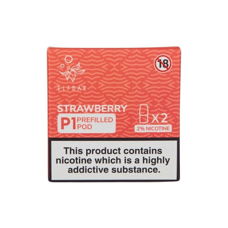 Strawberry Mate P1 Nic Salt E Liquid Pods (2 x 2ml) | 20mg